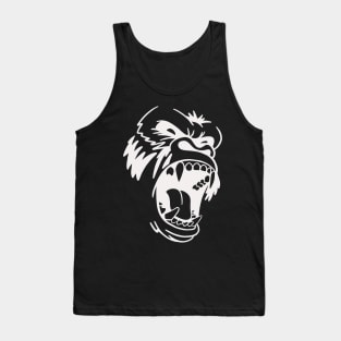 Angry Wild Gorilla Minimal Tank Top